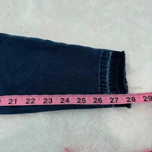 Spanx shape and lift distressed skinny jeans in medium wash blue - Picture 15 of 15